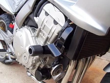 R&G CRASH PROTECTORS FOR HONDA CBF 1000 ABS 2006 > 2009 BLACK FRONT ENGINE MOUNT