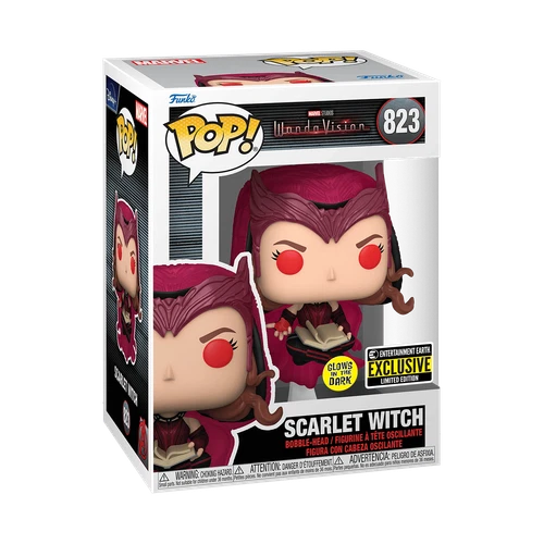 Funko Pop! Marvel: WandaVision - Scarlet Witch #823 Glow-in-the-Dark Entertainme