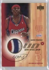 2001-02 Upper Deck UD Game Jersey Patch Quentin Richardson #QR-P Patch e1e