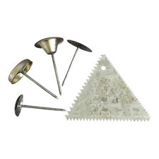 Vintage Ateco Cake Decorating (4) Flower Nails & Icing Comb