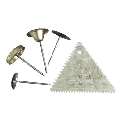 Vintage Ateco Cake Decorating (4) Flower Nails & Icing Comb