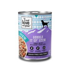 I AND LOVE YOU Wet Dog Food - 13 Ounce (Pack of 12), Gobble It Up Stew 7.03 per gallon