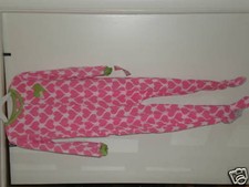 CARTERS HEART PRINCESS FLEECE FOOTED PAJAMAS SIZE 4