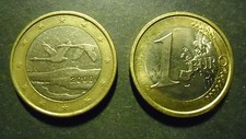 FINLANDIA BELLISSIMA MONETA EURO DA 1 EURO DEL 2000 RARA