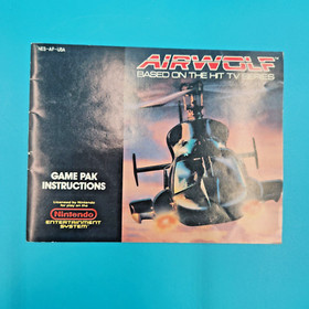 Videojuego Airwolf Nintendo NES completo en caja