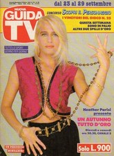 rivista NUOVA GUIDA TV ANNO 1990 NUMERO 38 HEATHER PARISI