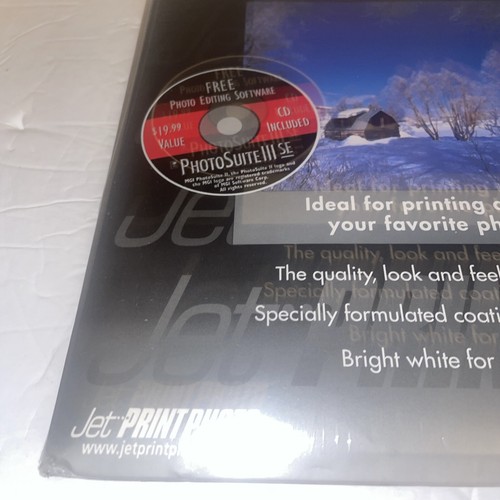 "Brandneu Jet Print Premium Fotopapier glänzende Oberfläche 20 Blatt 8,5"" x 11""" - Bild 2 von 6