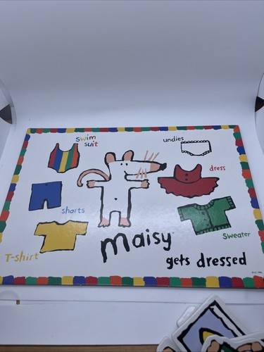 1994 Lucy Cousins Maisy Mouse Matching Game No Reading Required Briarpatch - Picture 5 of 15
