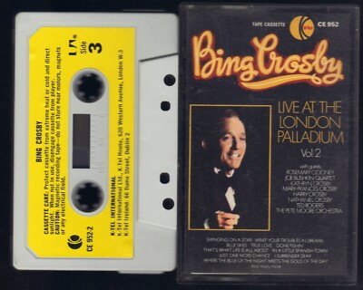 Bing Crosby Live At The London Palladium Vol. 2 Kassette MC K-tel RAR Tape, 115