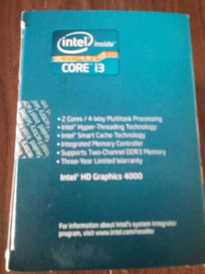 Intel Core i3-3245 3.40GHz 2 LGA 1155 Processor BX80637I33245 - Image 2 of 3