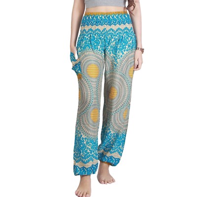  Aladdin Hippie  Harem Pants Women Boho Hippie Bohemian Yoga Beach Pants