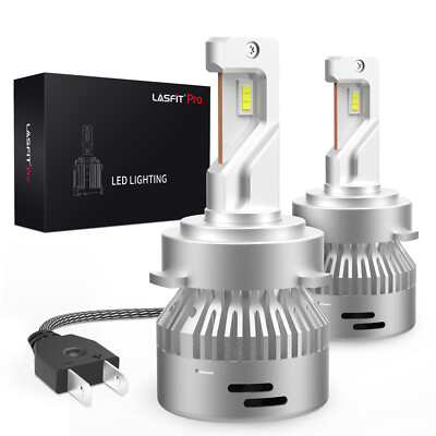 LASFIT H7 Custom LED Headlight Bulb High Low Beam 60W for Hyundai Kona 2018-2021