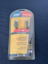 New BELKIN Printer Cable USB 2 High-Speed 2.0 Cable 6 FOOT USB A Plug to B Plug