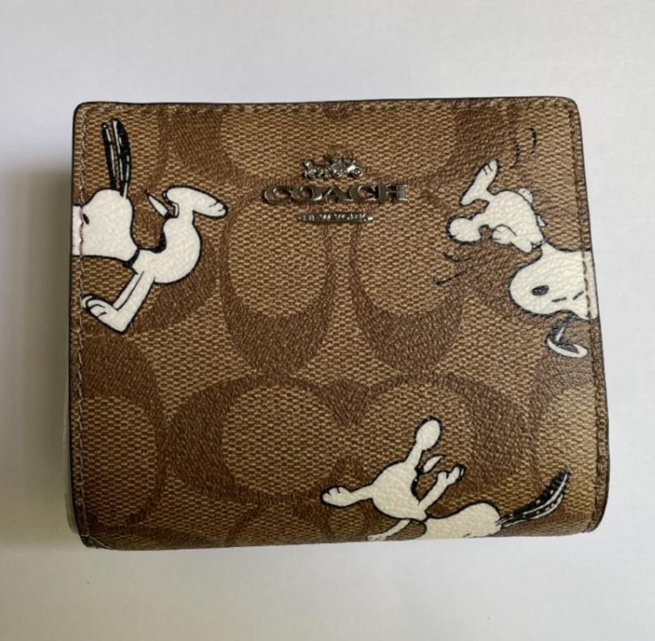 COACH×PEANUTS 2つ折りウォレット・C4591コーチ スヌーピー