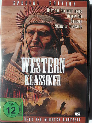 4 Western Klassiker - Colorado - Arizona Kid - Billy the Kid - Sheriff Tombstone
