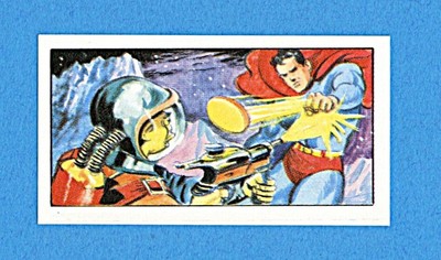 1967 1972 Primrose Confectionery Superman Forearm Beats Firearms England Card #7