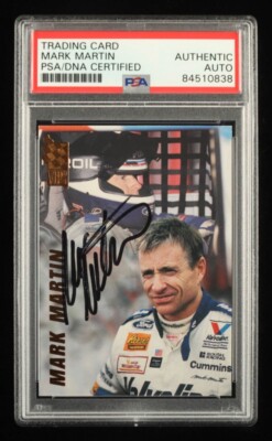 Mark Martin Signed 1994 VIP #21 (PSA) - A