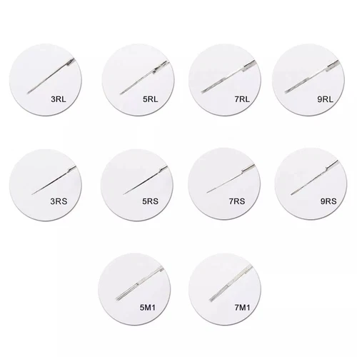 Jconly 200 Tattoo Needles Mixed 3RL, 5RL, 7RL, 9RL, 3RS, 5RS, 7RS, 9RS, 5M1, 7M1 image 6