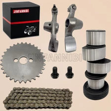 Camshaft & Rocker Arm Sprocket 30T & Timing Chain Kit for Honda XR100R 1985-2003