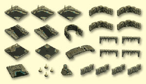 Dwarven Forge cavernosos Río y parojoes Set-Resina Pintada De Agua Lago 2 Dwarven Forge cavernosos Río y parojoes Set-Resina Pintada De Agua Lago 2