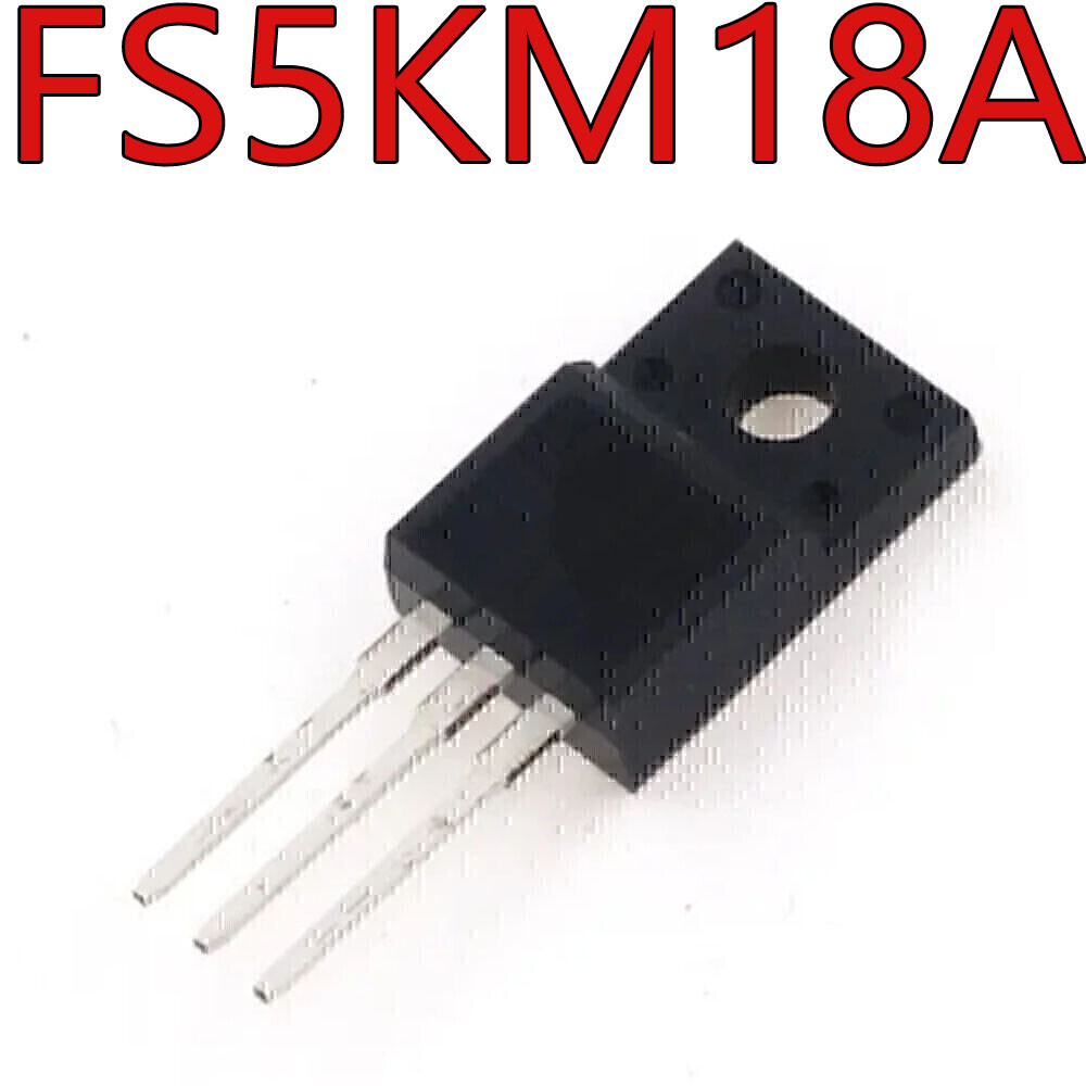 5 Pezzi FS5KM18A - Transistor IGBT TO-220F, Componente Elettronico Icexpress
