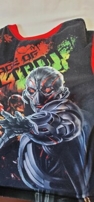Lot De 2 T-Shirts Avengers Age Of Ultron - Taille 4T Garçon - 100% Coton - Manches Courtes
