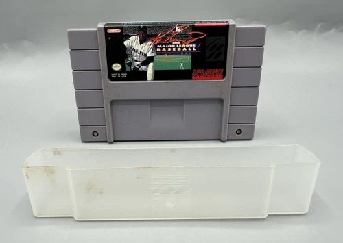 Ken Griffey Jr. Presents Major League Baseball (Super Nintendo SNES 1991) Tested
