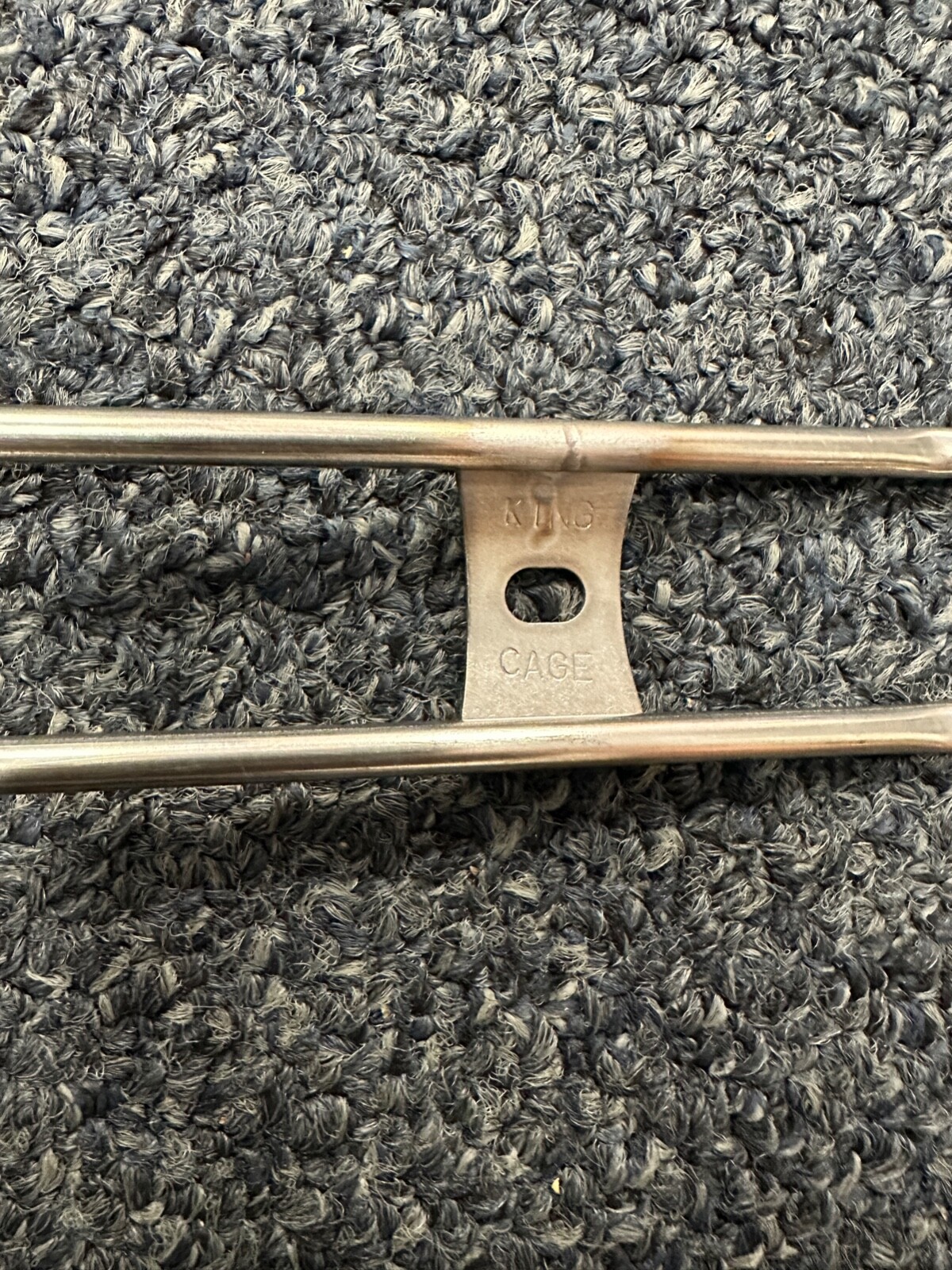 King Cage SS Stainless Steel Water Bottle Cage PAIR Road Bike MTB