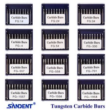 1-10 Packs Dental Tungsten Carbide Bur For High Fast Speed Handpiece 14 Model