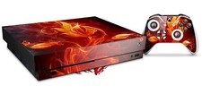 Skin Set for XBOX One X Fire Flower