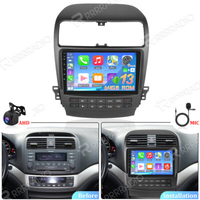 For Acura TSX 2004-2008 Android Car Radio Tesla Screen 2Din Stereo Carplay 64GB