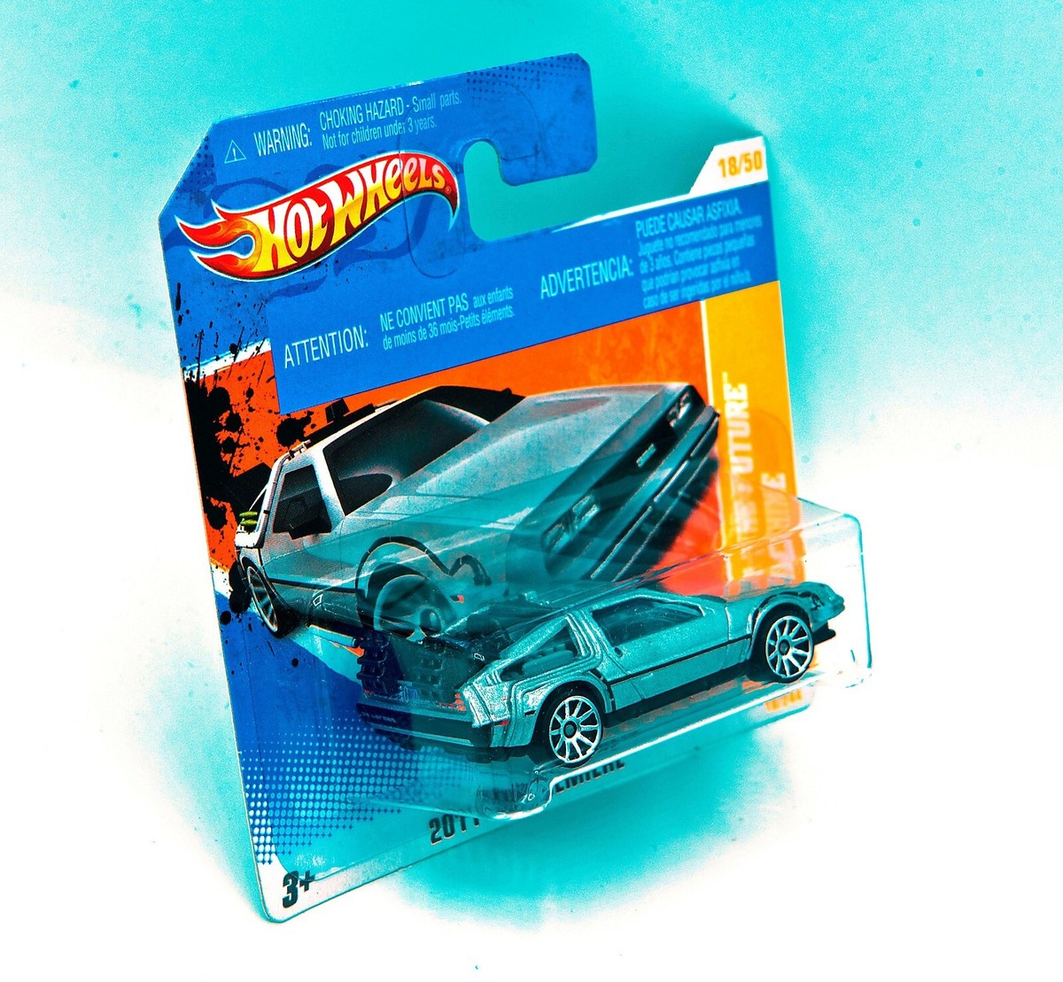 自動車 Hot weels Back to the Futue 2011 model Toy Hot Wheels 2011 Back To The Future Time Machine Hot Wheels