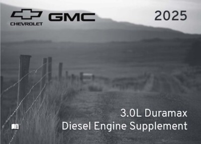 2025 Chevrolet 3.0L Duramax Diesel Supplement Owner's Manual
