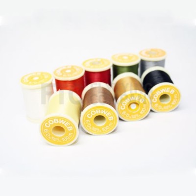 2 SPOOLS Fly Tying Thread, Gordon Griffiths Cobweb Superfine Choice of colours