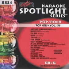 Karaoke Spotlight Series: Pop/Rock Vol. 159 CD G Mariah Carey Madonna Jay-Z etc