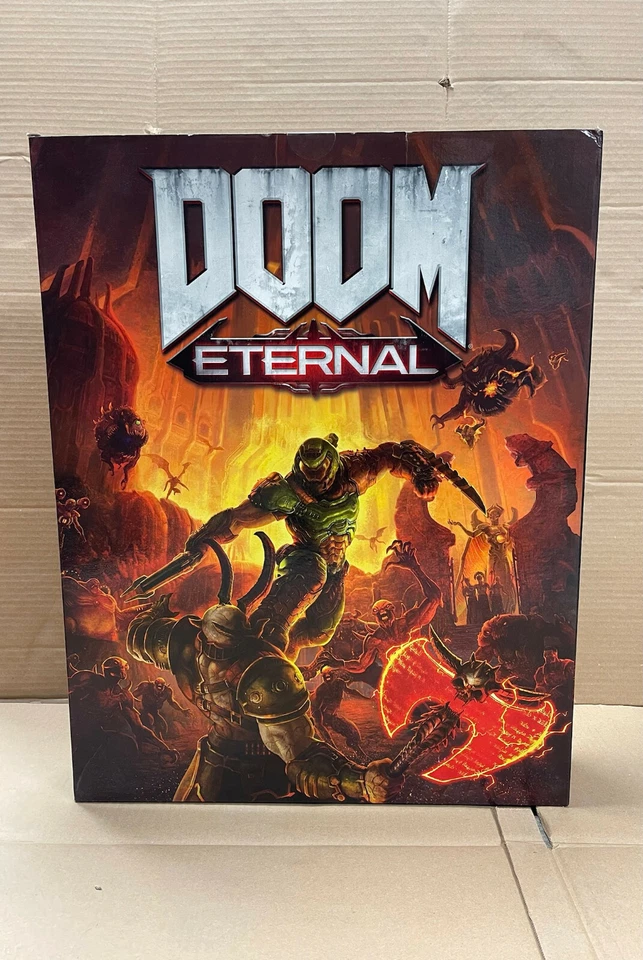 RARE DOOM ETERNAL Retail Box + Limited Poster FALSE Release Date 11-22-2019 NEW! - Bild 2 von 4