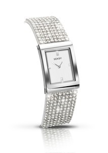 silver seksy watch
