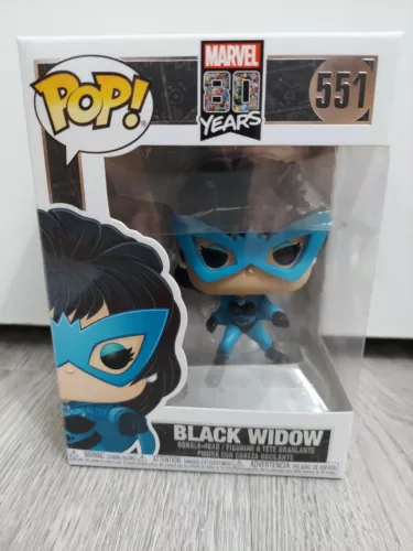 FIGURA VIUDA NEGRA FUNKO POP MARVEL 80 AÑOS # 551