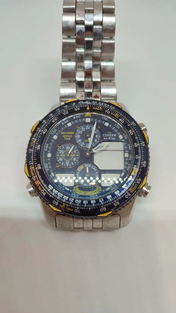 Citizen C300-Q00842 Promaster Navihawk Blue Angels watch Junk | eBay