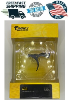 NEW TIMNEY ADJUSTABLE TRIGGER W/ SAFETY 1.5 - 4LB FOR SAVAGE EDGE AXIS #633