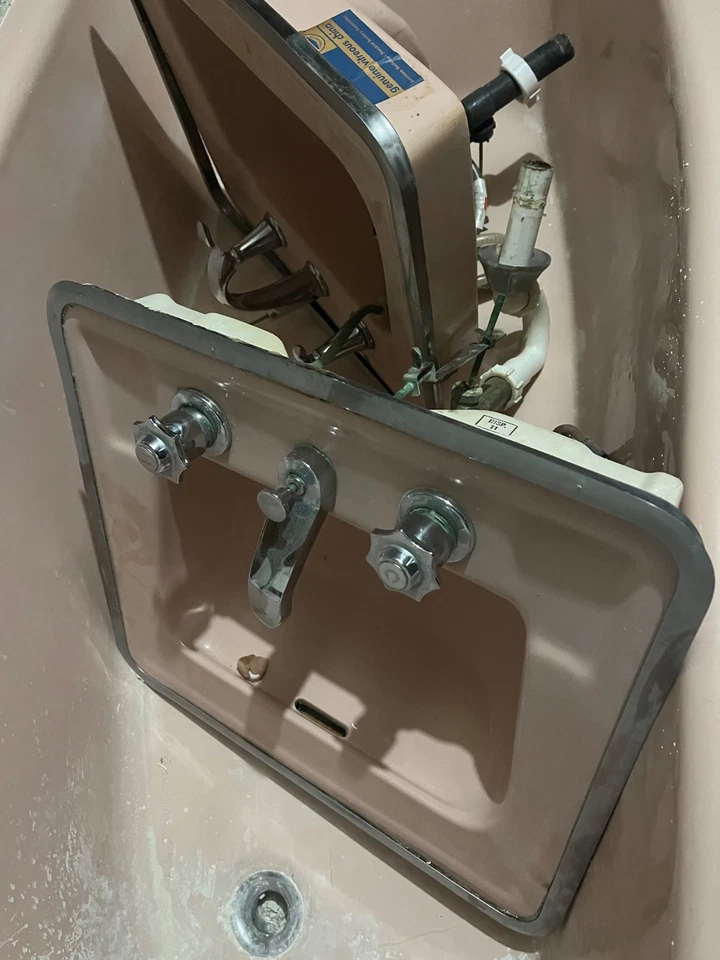 VTG STANDRD PINK Porcelain 1956. - Image 2 of 2