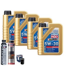Motoröl 5W30 LIQUI MOLY Longlife Iii 4L+BOSCH Ölfilter +Spülung +Cera Tec
