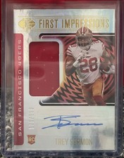 2021 Panini Illusions - First Impressions Autographed Memorabilia Trey Sermon...