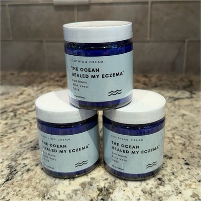 The Ocean Healed My Eczema Soothing Cream Sea Moss Aloe Vera Oats Moisturizer
