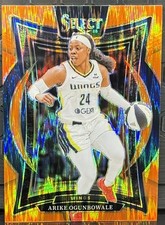 2025 Panini Select WNBA #4 Arike Ogunbowale Orange Flash Concourse Level