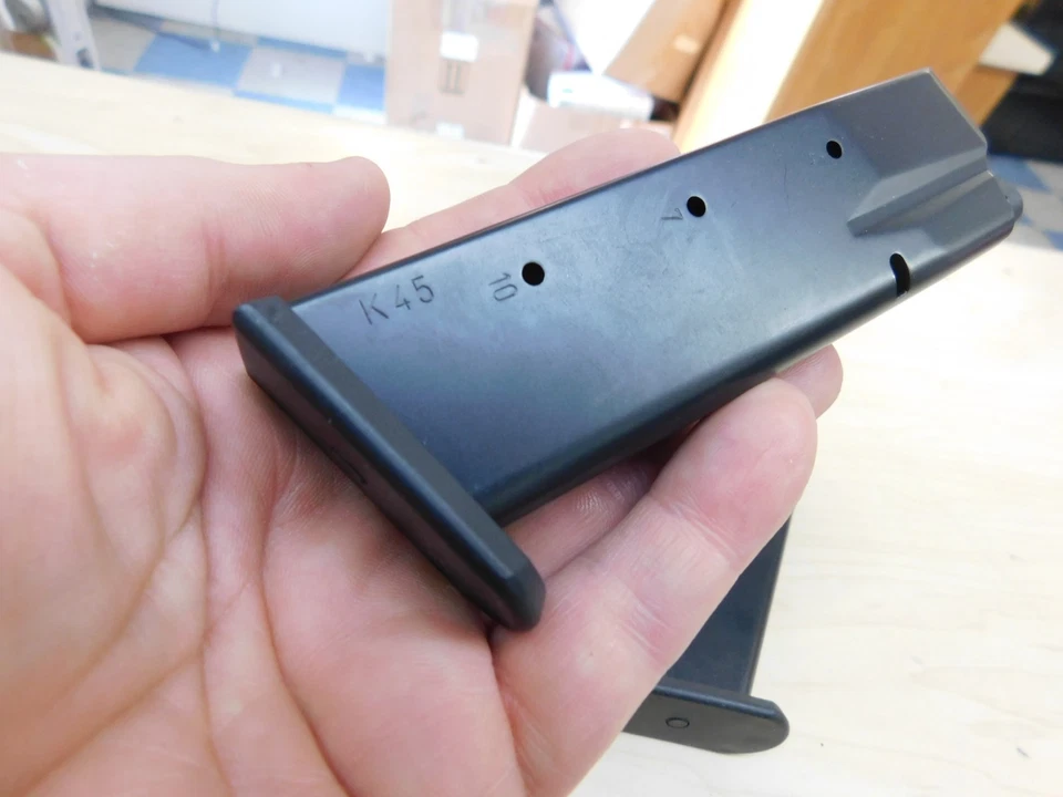 Cargador de pistola EAA Witness 45 acp 10 redondo CZ 97 IMI Baby Eagle (lote D13) Foto 3 de 4