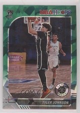 2019-20 Panini NBA Hoops Premium Stock Green Cracked Ice Prizm Tyler Johnson 8d2