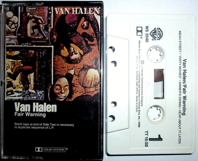 Van Halen - Fair Warning / MC Kassette / USA / Cassette Tape / Hard Rock, Metal