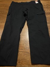 Men's Wrangler Cargo Pants w/ Black Relaxed Fit Tech Pocket Sz 46x32