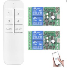 DieseRC 2 Channels WIFI Smart Switch, DC 5V 12V 24V 36V 1 x Bluetooth transmitte